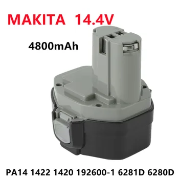 100% Оригинальный 14,4 В 12800 мАч NI-MH Аккумулятор для электроинструмента MAKITA 14,4 В Аккумулятор для PA14, 1422, 1420 192600-1 6281D 6280D