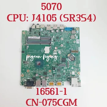16561-1 Материнская плата для ноутбука DELL 5070 Материнская плата Процессор: J4105 SR3S4 SR3S4 SR3S4 DDR4 CN-075CGM 075CGM 75CGM 100% Тест В порядке