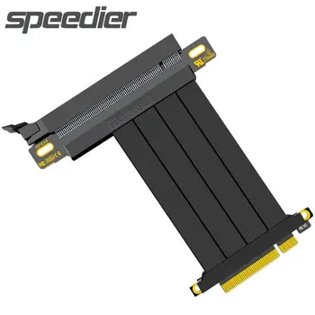 2021 PCIE X8 Позолоченный Кабель-удлинитель для майнинга X16 PCI-e 8x 16x Высокоскоростной Адаптер Riser RTX 3060 с несколькими картами BTC ETH Miner