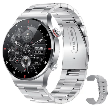2023 Смарт-часы для Samsung Galaxy M51 Note 20 5G Мужские водонепроницаемые спортивные фитнес-трекеры, погодный дисплей, Bluetooth-вызов, умные часы