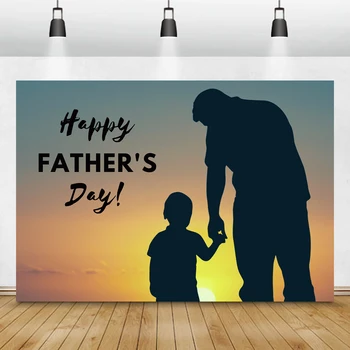 7x5ft Happy Father's Day Супер Герой Папа На Заказ Фон для украшения Фотографии Ретро Фон для Фотостудии