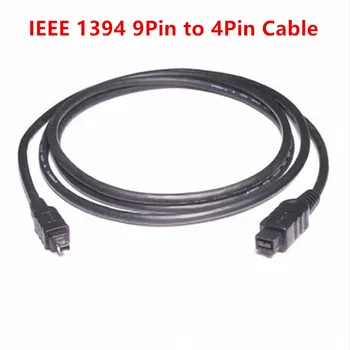 9-КОНТАКТНЫЙ/4-КОНТАКТНЫЙ БЕТА-кабель FireWire 800 - FireWire 400 9-4 IEEE 1394B 1,8 м