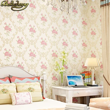 beibehang пасторальные розовые цветы обои ТВ фон papel de parede 3D фреска рулон обоев для гостиной декор спальни