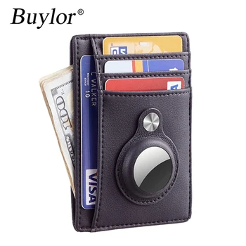 Buylor Rfid, мужские кошельки для кредитных карт, бизнес-держатель для кредитных карт, Тонкий кошелек, Чехол для карт, Кошелек для монет, защитный чехол из искусственной кожи