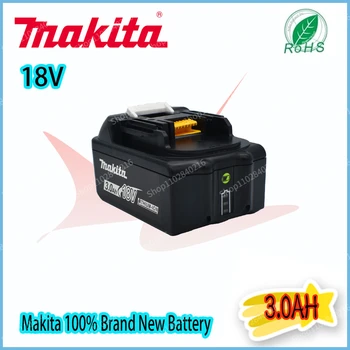 Makita Оригинальный Аккумулятор Для Электроинструментов 18V 3.0AH 5.0AH 6.0AH со светодиодной литий-ионной Заменой LXT BL1860B BL1860 BL1850