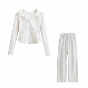 NIGO Белое пальто с короткими рукавами и комплект брюк #nigo57593