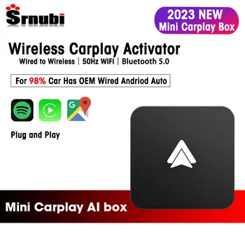 Srnubi Mini Android Auto/Carplay Беспроводной Автомобильный AI-Бокс для Toyota Mazda Nissan Camry Suzuki Subaru Citroen Kia Ford Opel Spotify