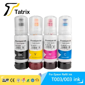 Tatrix 003 Premium Color Совместимые Объемные Чернила для Заправки Чернил на водной основе Tintas для Принтера Epson L3110 L1110 L3116 L3150 L3215