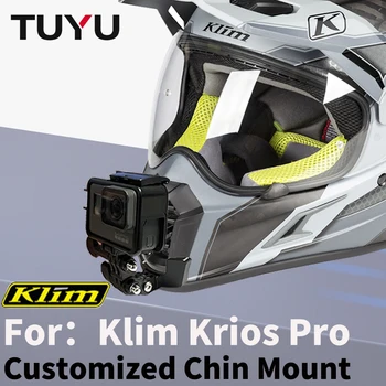 TUYU Индивидуальный Алюминиевый Шлем Klim krios pro с ЧПУ, Крепление для Подбородка для GoPro Max Hero 10 9 Insta360 One RS, Аксессуары для камеры DJI Yi