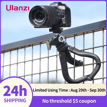 Ulanzi F38 / Быстроразъемный Штатив для видеоблога Octopus с панорамной шаровой головкой 360 ° для камеры 