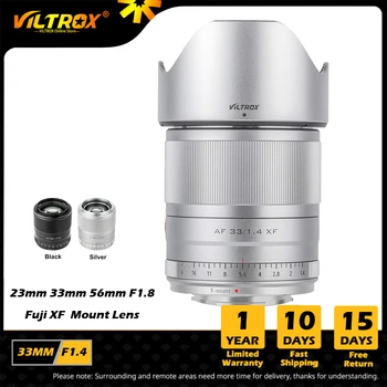 VILTROX 33 мм F1.4 XF Автофокус с фиксированным фокусным расстоянием APS-C Портретный объектив для Fujifilm Fuji X-Mount Объектив камеры X-T3 X-T2 X-H1 X-T30 X-T20