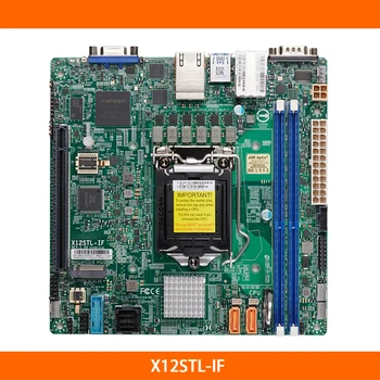 X12STL-IF Для серверной материнской платы Supermicro C252 Mini-ITX LGA-1200 64GB DDR4-3200 МГц 6XSATA 3