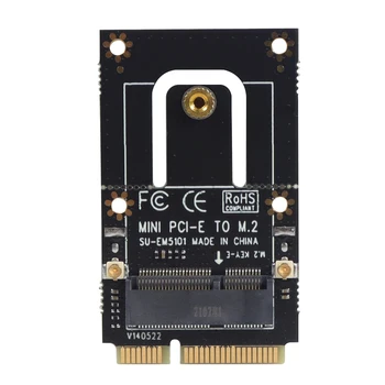 XT-XINTE A + E Ключ M.2 NGFF для Mini PCI-E, Совместимый с Беспроводным WIFI-Модулем Bluetooth, m2 NGFF для mPCIe, адаптер, конвертер карт для ПК