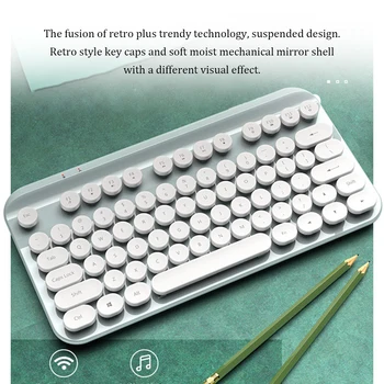 Беспроводная Клавиатура Клавиатуры для ноутбуков Смешанные 75 Клавишные мини-клавиатуры Клавиатуры