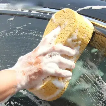 Губки для мытья автомобилей С Крупными Сотами 8-образной формы Высокой плотности, Губки Для чистки автомобилей, Блок Для Чистки Воском, Инструменты для Экстерьера Авто B9H9