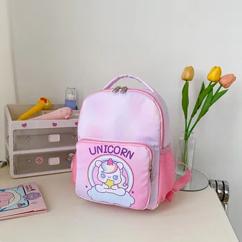 Детский Школьный рюкзак Принцессы с Милым Единорогом для детского сада, Легкий Рюкзак для мальчиков и девочек 3-6 лет, Рюкзаки для прогулок