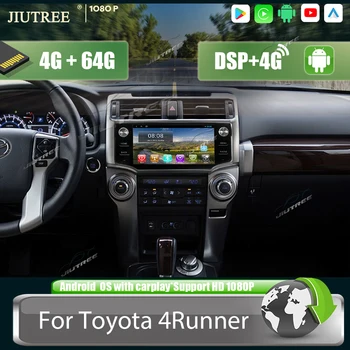 Для Toyota 4Runner 2009-2019 Android Автомобильное Радио 128 Г 10,1 Дюймов GPS Навигация Авто Стерео Приемник DVD Видео Мультимедийный Плеер