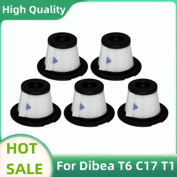 Для ручной беспроводной домашней подметально-уборочной машины Dibea T6/C17/T1, аксессуары для пылесоса, подходит замена фильтра