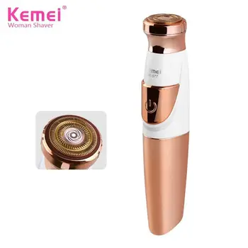 Женский станок для бритья KEMEI KM-577 Bikini Line Портативный мини-станок для бритья с сухим аккумулятором