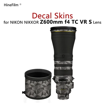 Защитная Оболочка Объектива Nikkor Z 600 F4 Для Nikon Z 600mm f/4 TC VR S Наклейка На Объектив Защитное Покрытие Оберточная Бумага 3 М Виниловая Наклейка Пленка