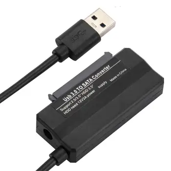 Кабель-адаптер Sata-USB 3.0, кабель USB-SATA 3, Поддержка 22-контактного разъема 2,5 3,5 дюйма Для внешнего жесткого диска SSD, Компьютерный разъем Подходит