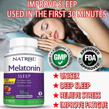 Капсулы с мелатонином, Витамин В6, Способствует улучшению качества сна, Снимает бессонницу, Помогает уснуть.