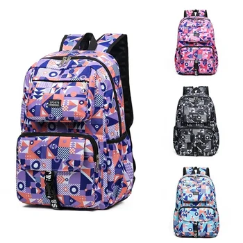 Новый школьный ранец для девочек младших классов средней школы, легкий декомпрессионный рюкзак для отдыха большой емкости, рюкзак