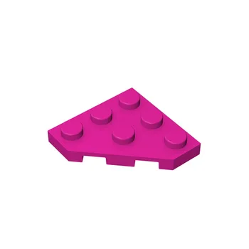 Строительные блоки, совместимые с LEGO 2450 Клин, пластина 3 x 3 срезанных угла, технические аксессуары MOC, детали для сборки, набор кирпичей DIY