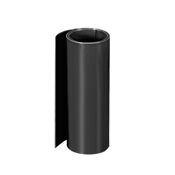 Термоусадочная трубка Keszoox ПВХ 170 мм Плоской Ширины для Двухслойной Упаковки 2 Метра Черного Цвета