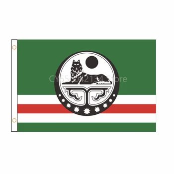 Флаг Чеченской Республики Чечня Украшение Дома Наружный Декор Полиэфирные Баннеры и Флаги 90x150 см 120x180 см