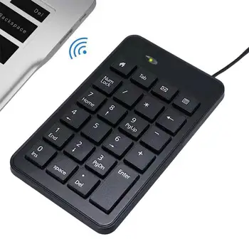 Цифровая клавиатура для ноутбука Mini USB Внешняя цифровая клавиатура с 10 цифровыми клавишами Портативный Небольшой Финансовый бухгалтерский бесшумный номер