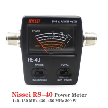 Nissei RS-40 КСВ /Измеритель мощности 140-150 МГц 430-450 МГц 200 Вт для радиолюбителей, двусторонней радиосвязи Walkie Talkie