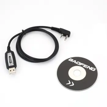 USB-кабель для программирования/Шнур CD-драйвер для портативного приемопередатчика Baofeng Uv-5R/Bf-888S, USB-кабель для программирования