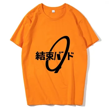 Бокки-рок! Hitori Bocchi Высококачественная хлопковая футболка европейского размера harajuku, дизайнерская мужская футболка с аниме, манга, уличная мужская одежда