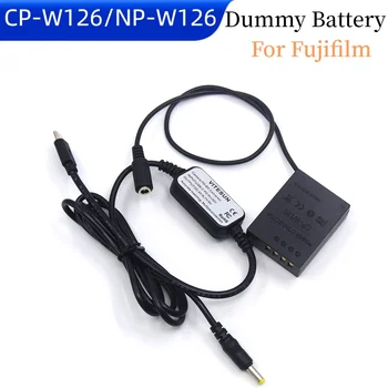 Кабель питания USB C + NP W126 Фиктивный аккумулятор для камеры Fuji X-A2 A3 X-E2s X-Pro2 T20 T10 X-T30 X-T1 T2 X-T3 E3 CP-W126 соединитель постоянного тока
