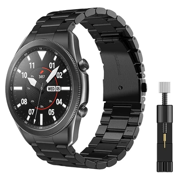Металлический ремешок без зазора для Samsung Galaxy Watch3 45 мм ремешок 22 мм браслет из нержавеющей стали Galaxy Watch 46 мм/Gear S3 браслет